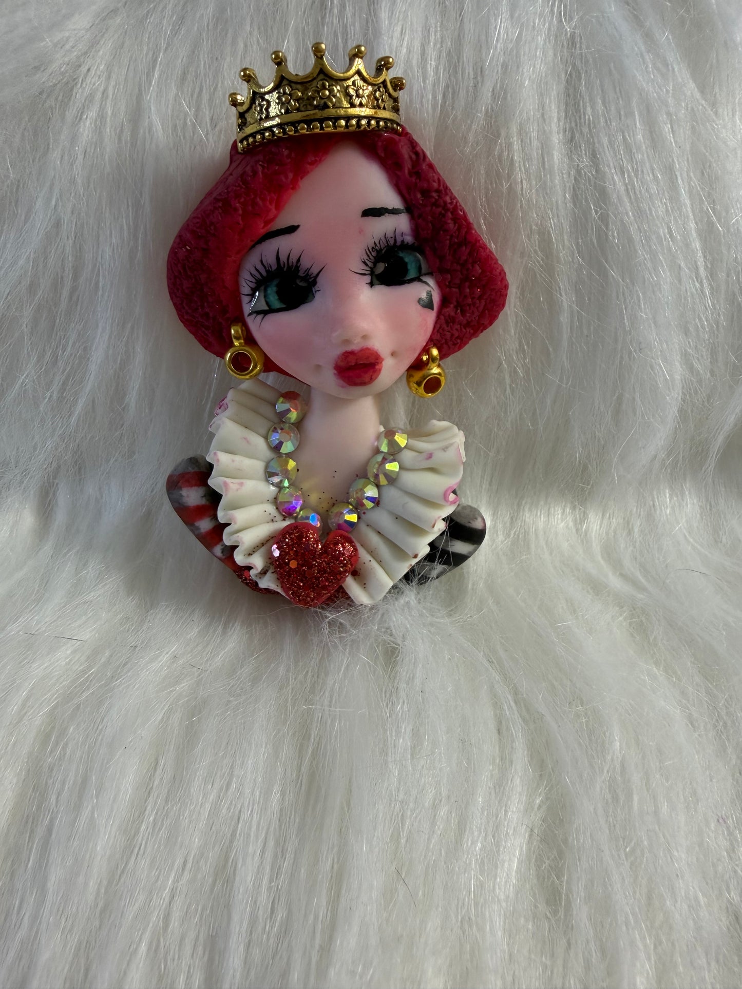 Queen of Hearts ❤️ ( clay doll )