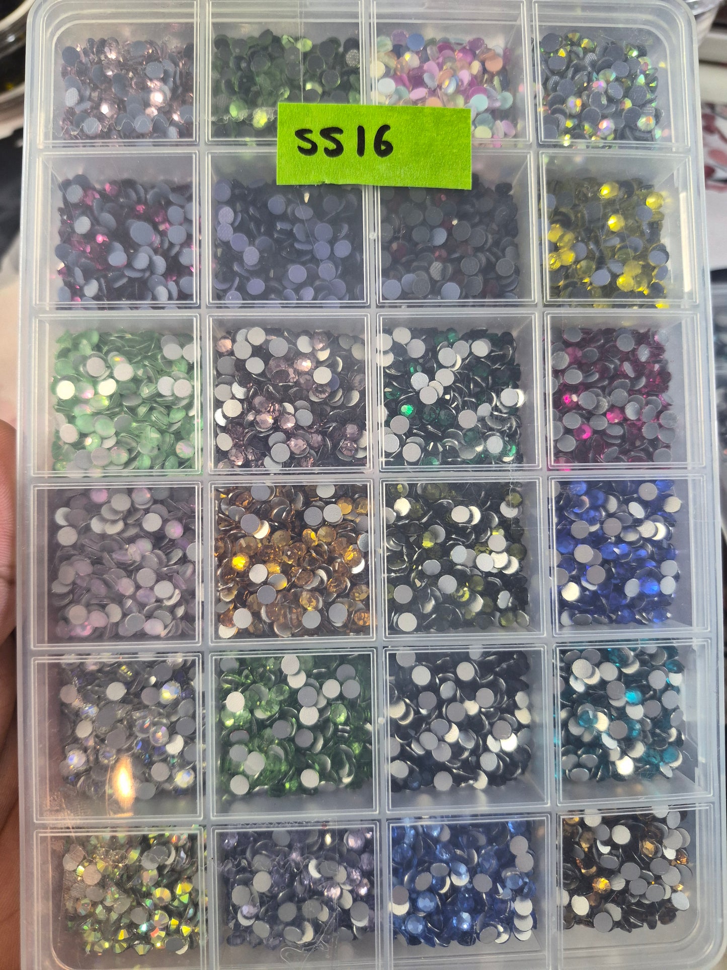 Ss16 glass rhinestone