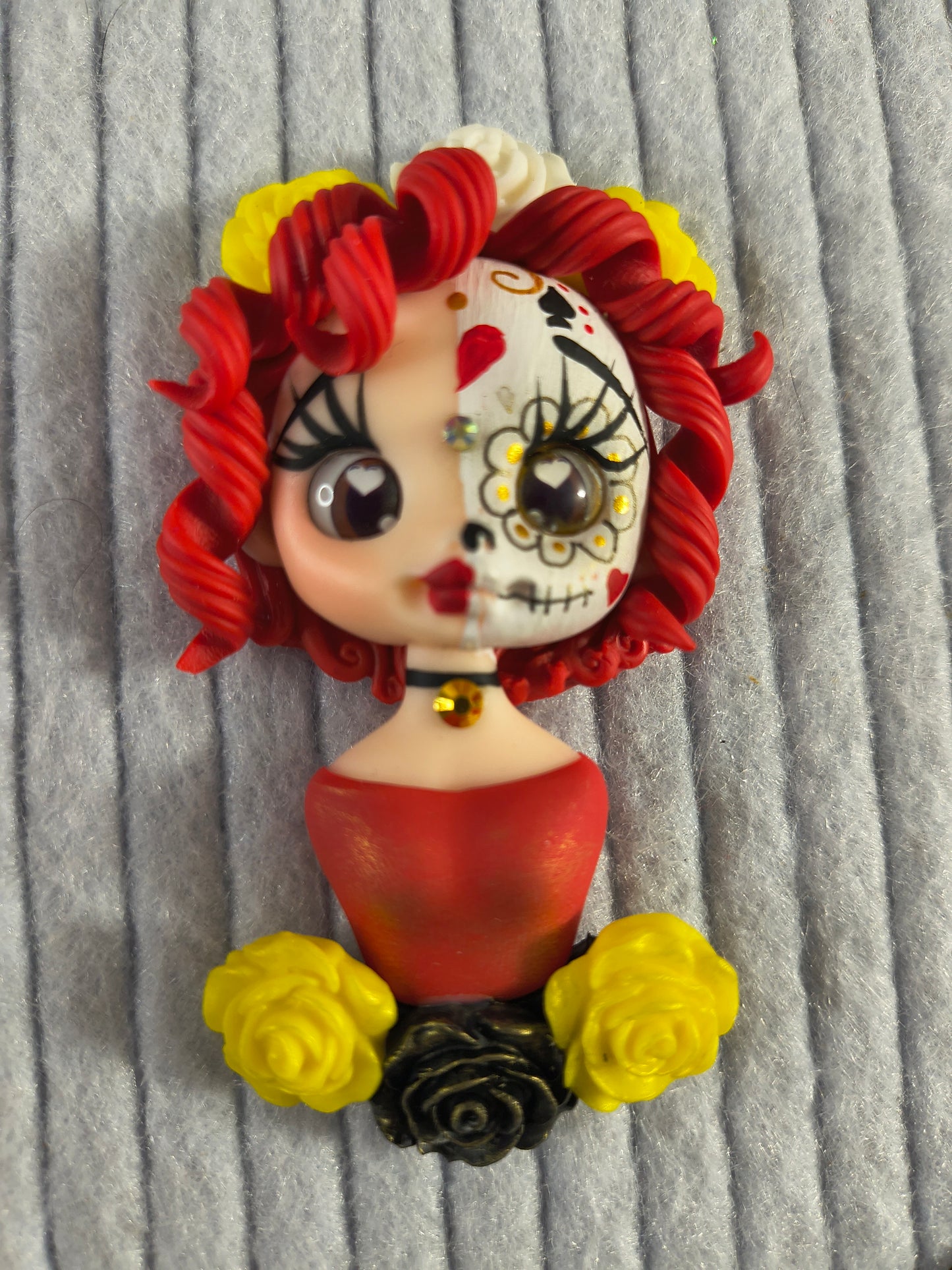 Princess/Catrinas ( clay dolls )