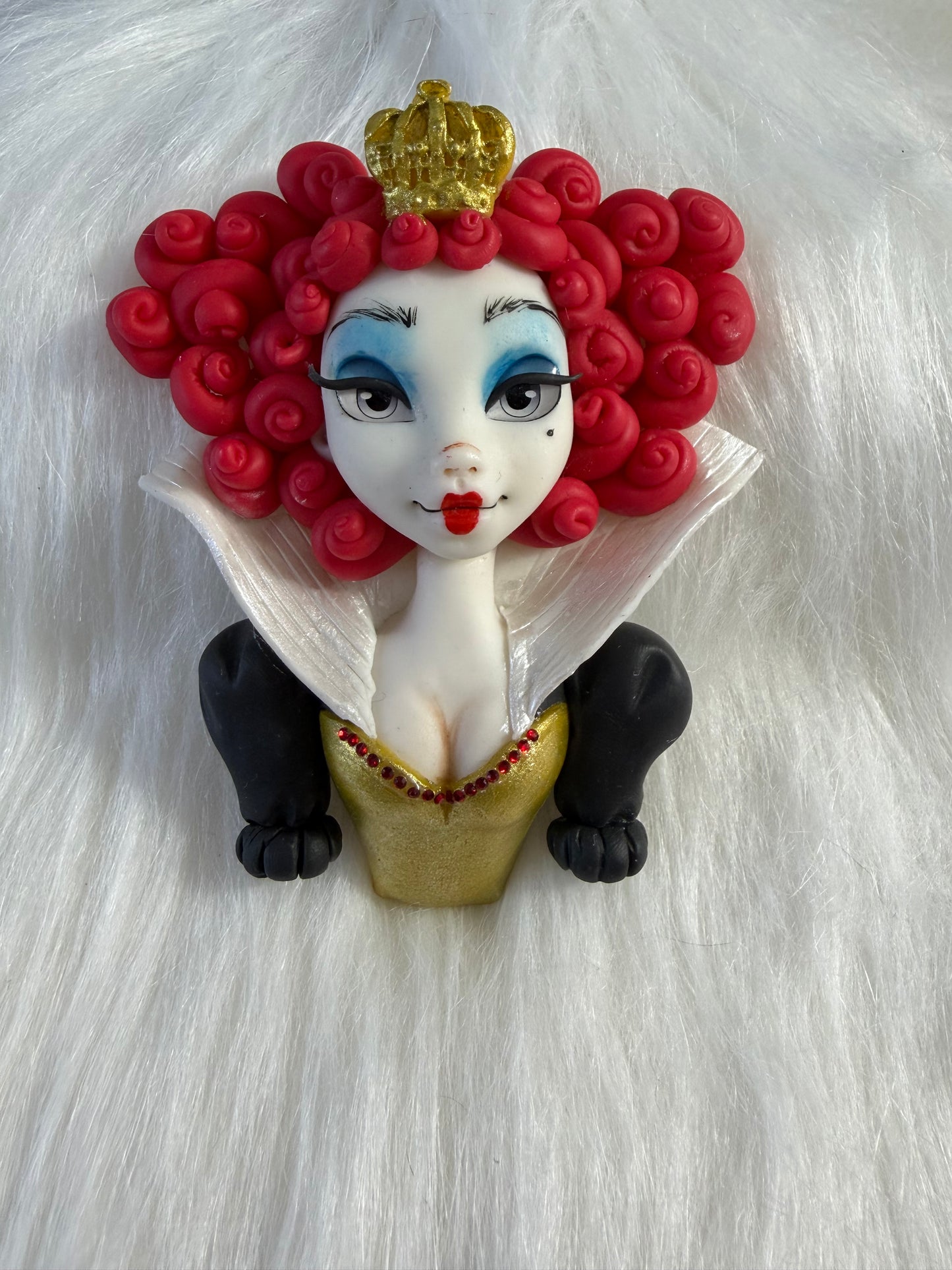 Queen of Hearts ( clay doll )