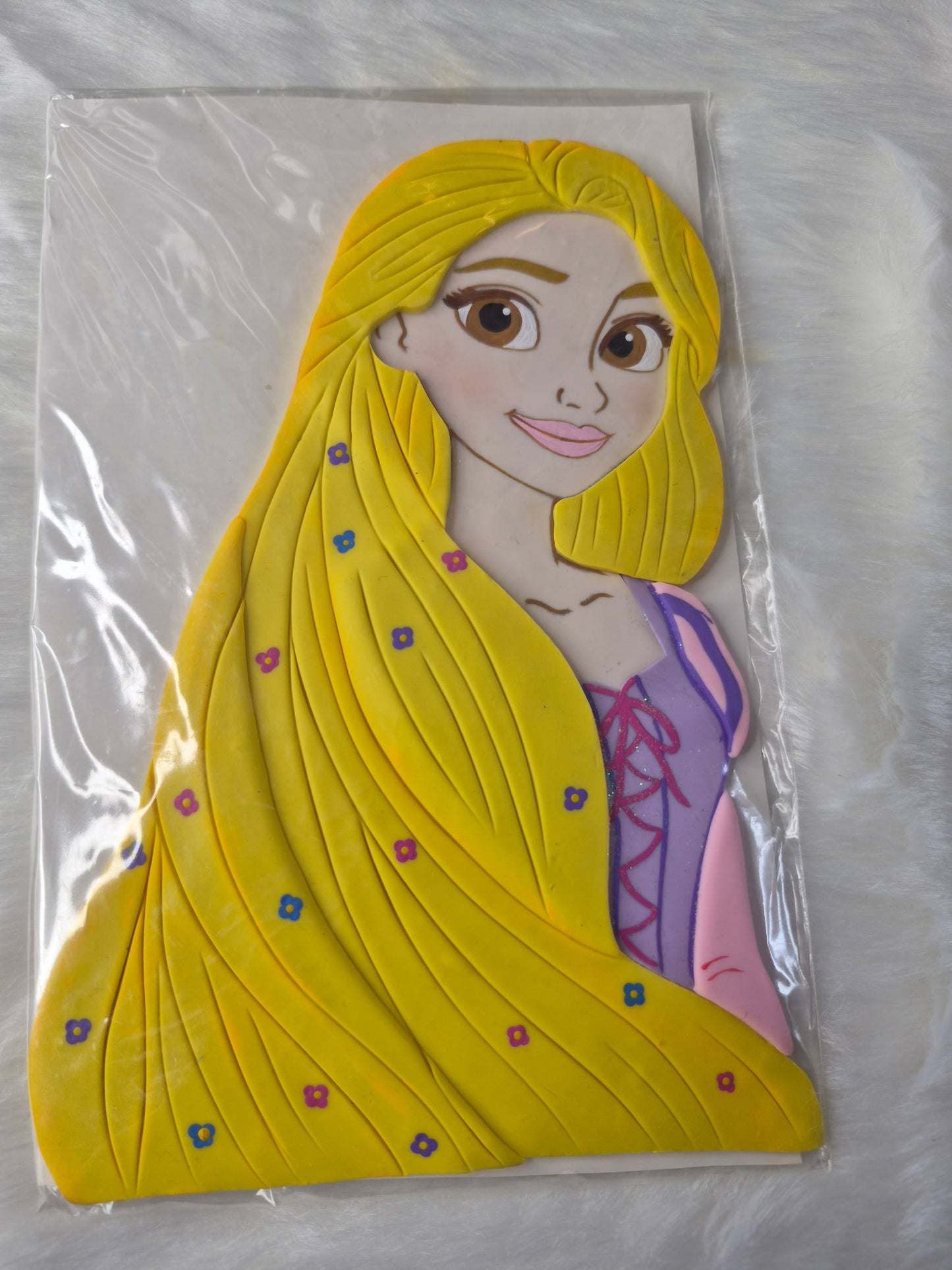 Rapunzel 🏰 flat clay