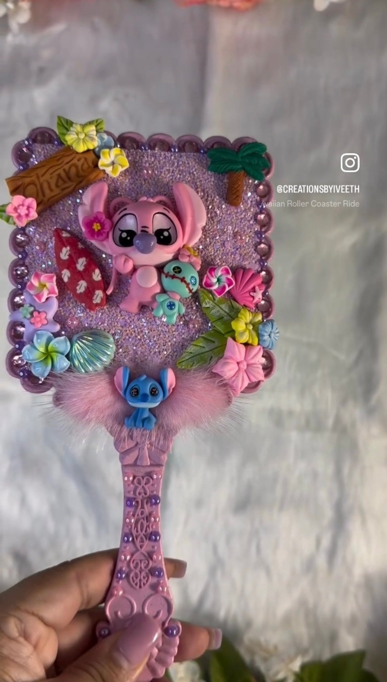Angel ( stitch ) Mirror