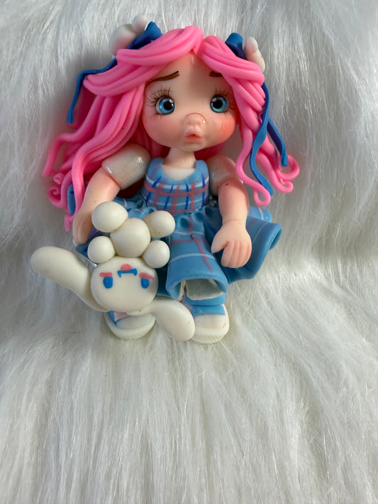 Cinna Girl ( clay doll )