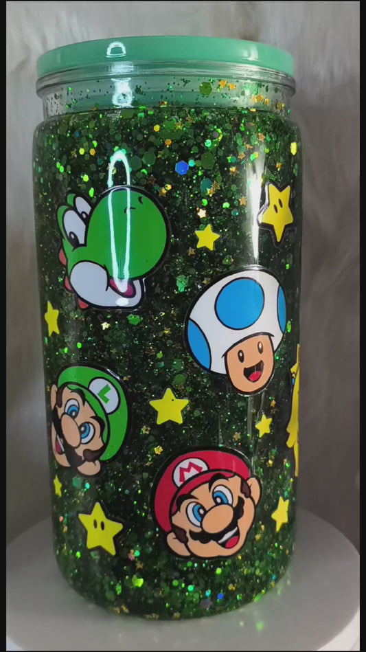 Mario Brothers Snow Globe Cup