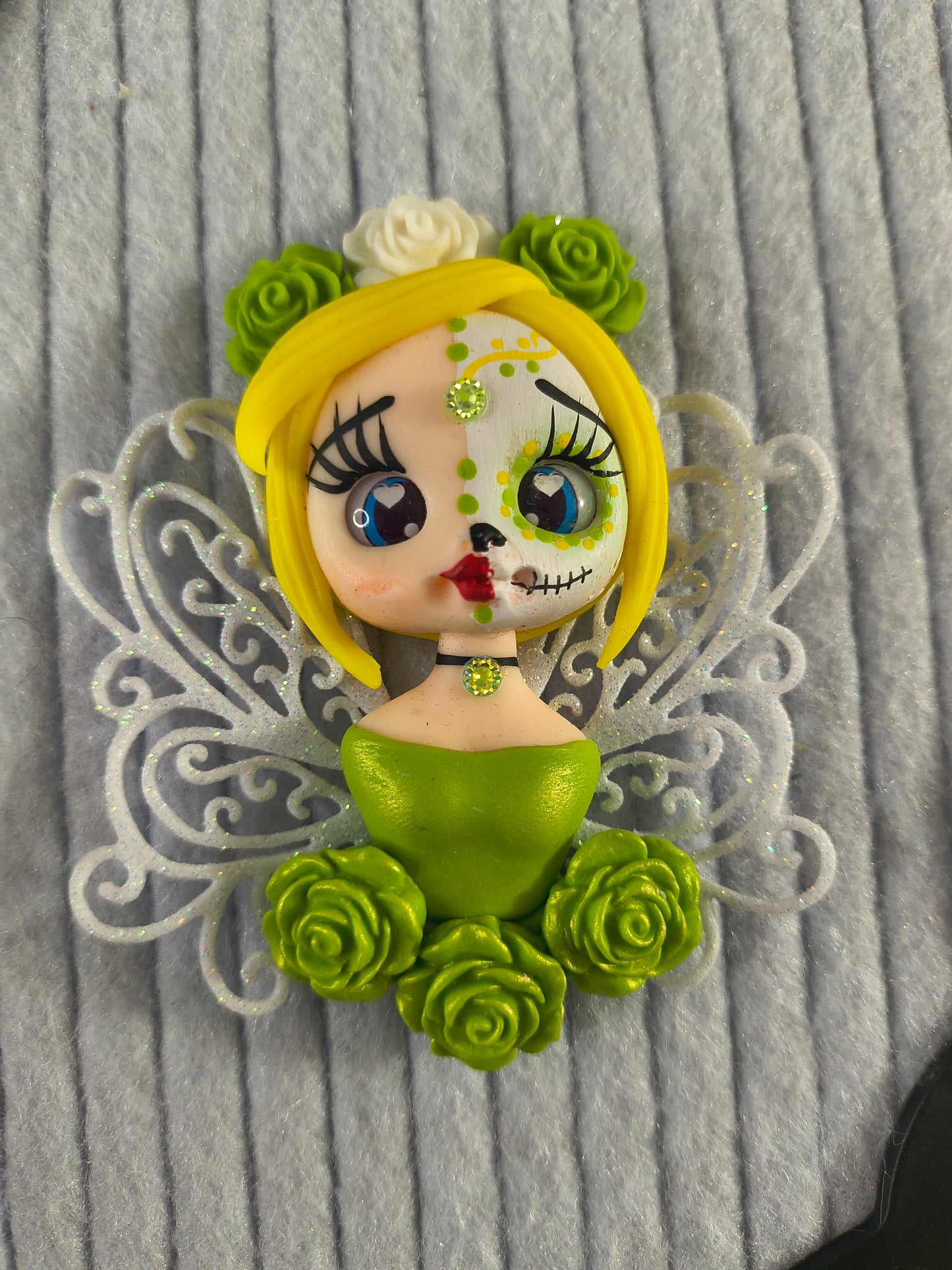 Princess/Catrinas ( clay dolls )