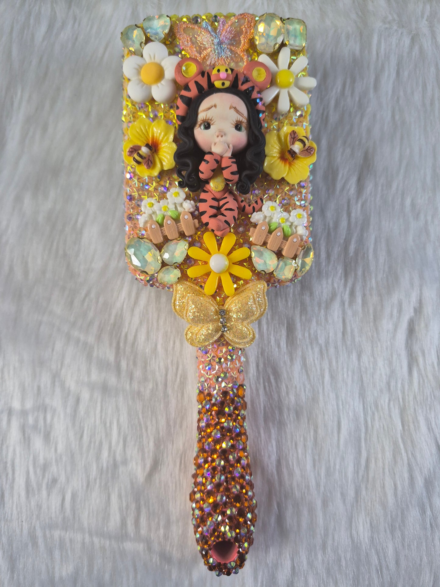 Baby girl Tiger Hairbrush