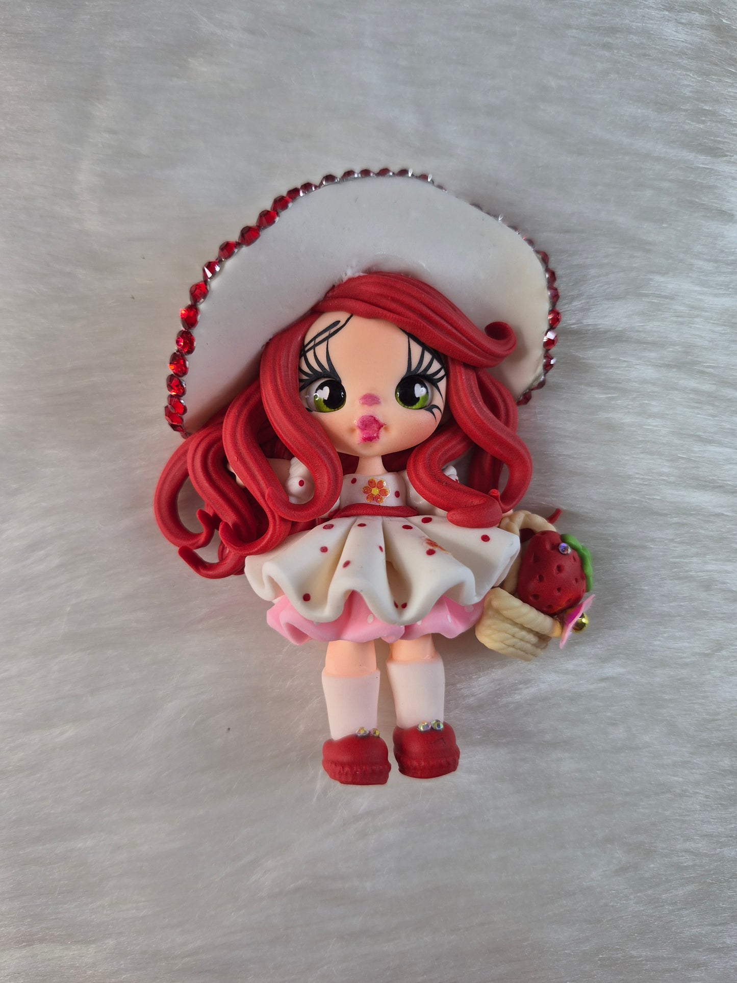 Strawberry 🍓 Clay Dolls