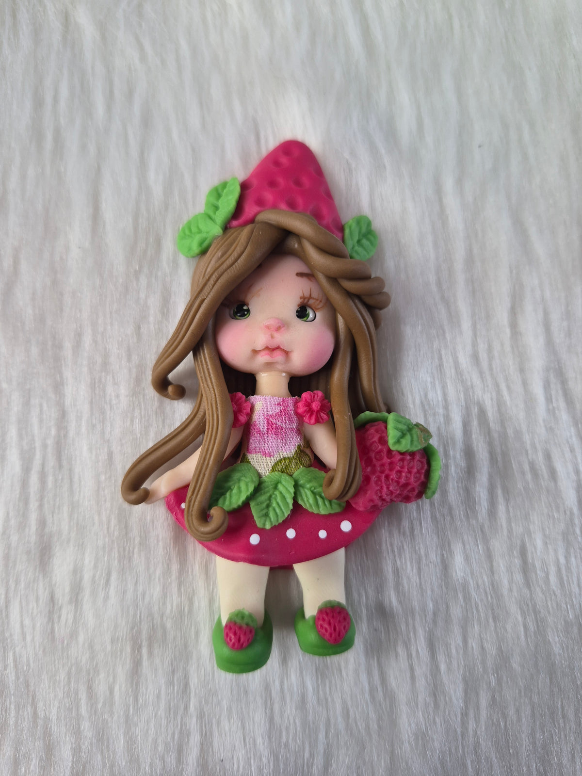Strawberry 🍓 Clay Dolls
