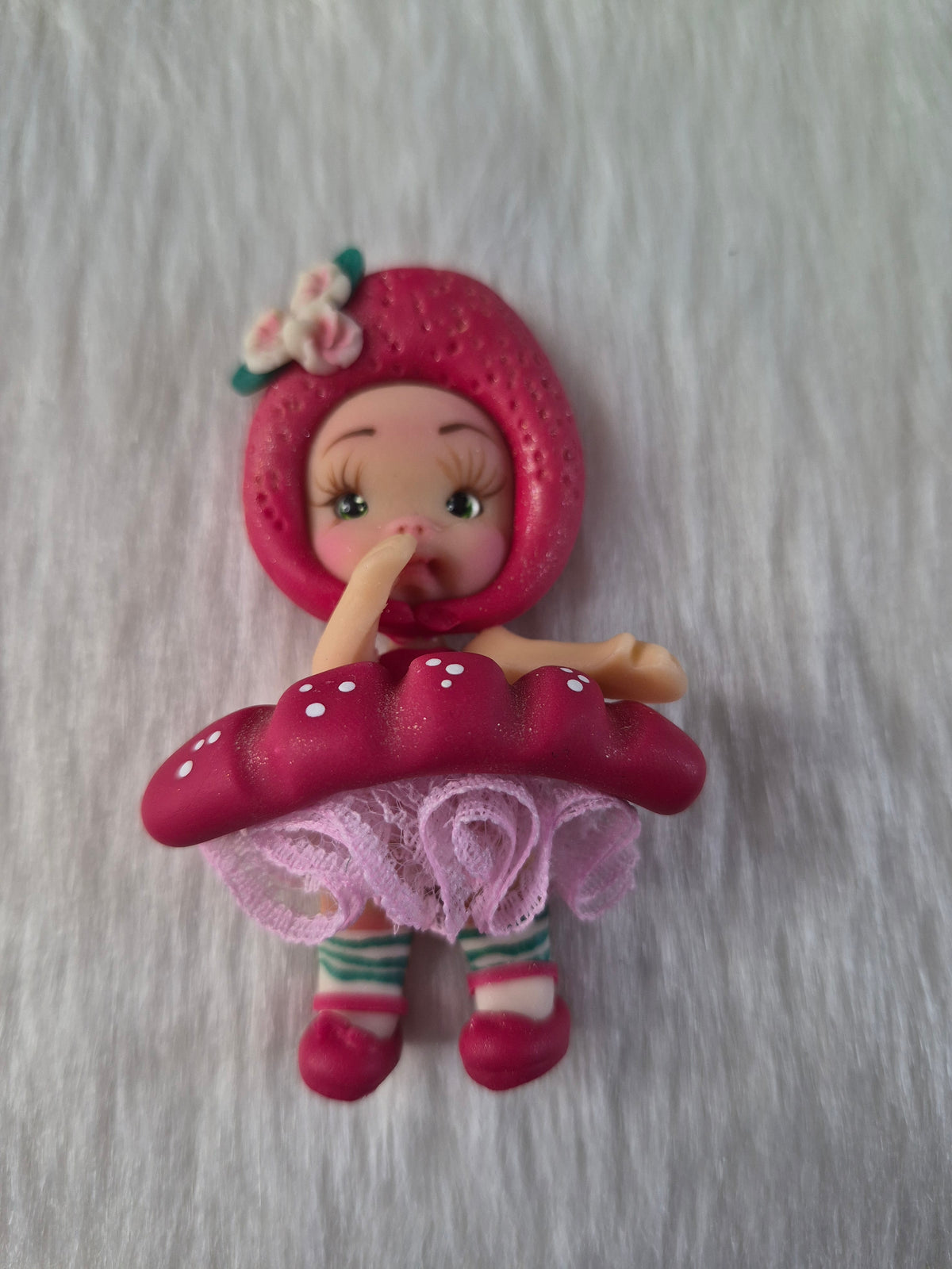 Strawberry 🍓 Clay Dolls