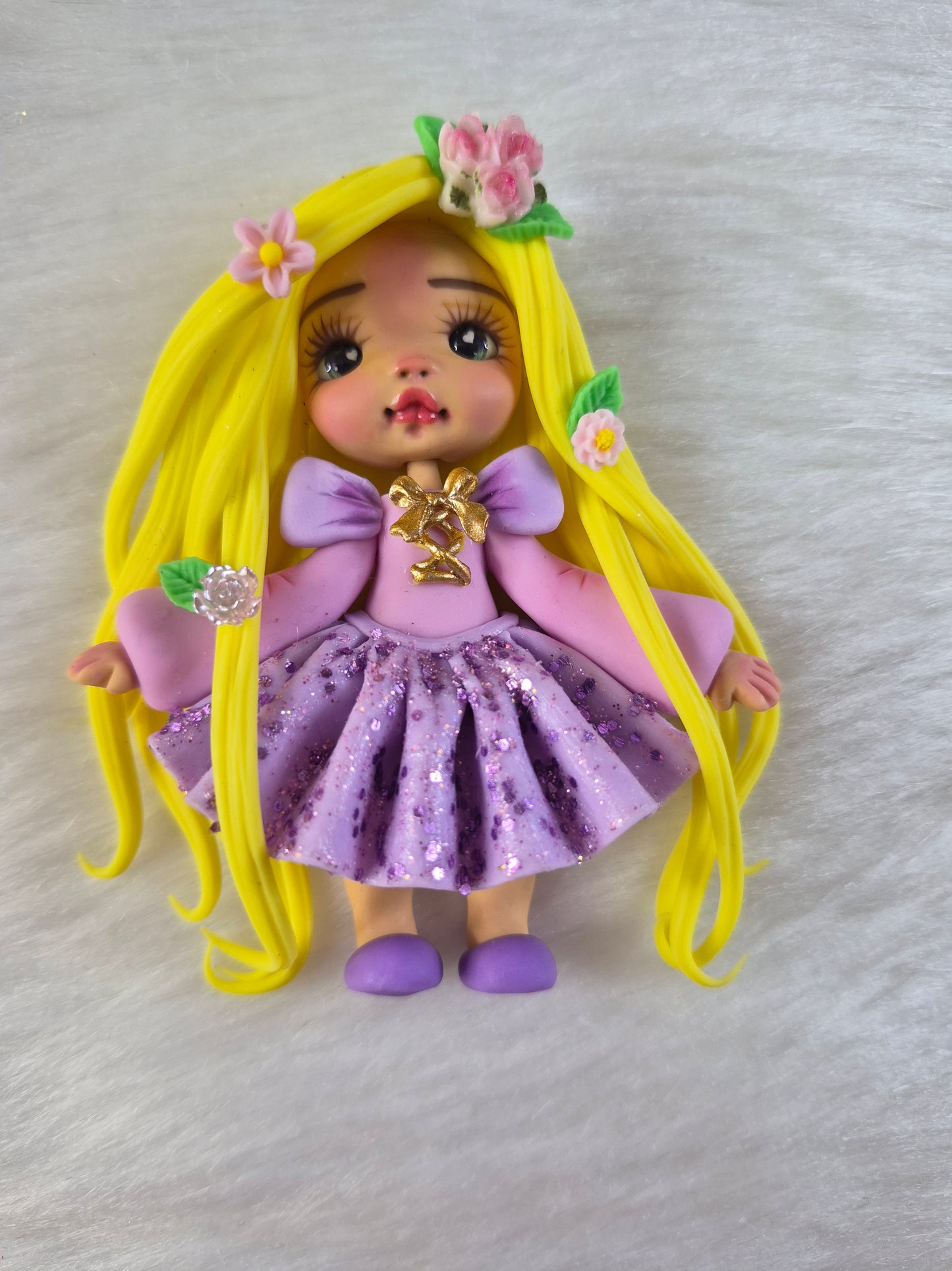 Rapunzel Clay Dolls