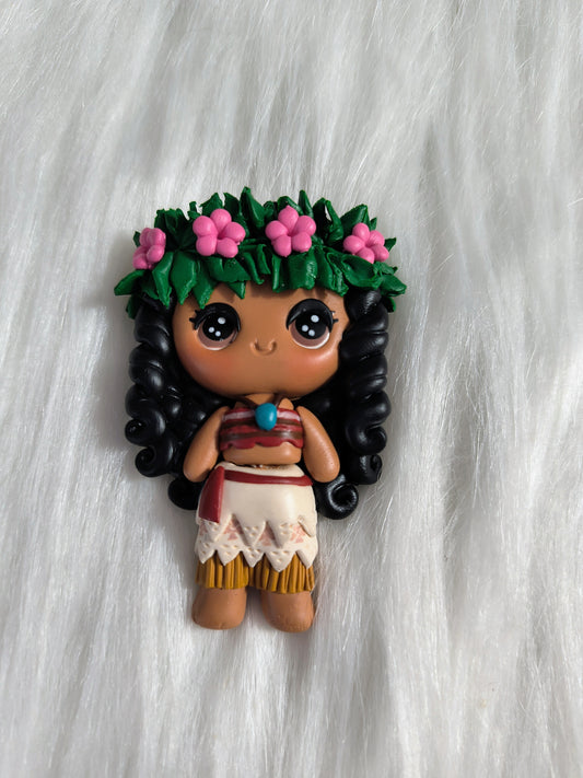 Moana #2 clay doll