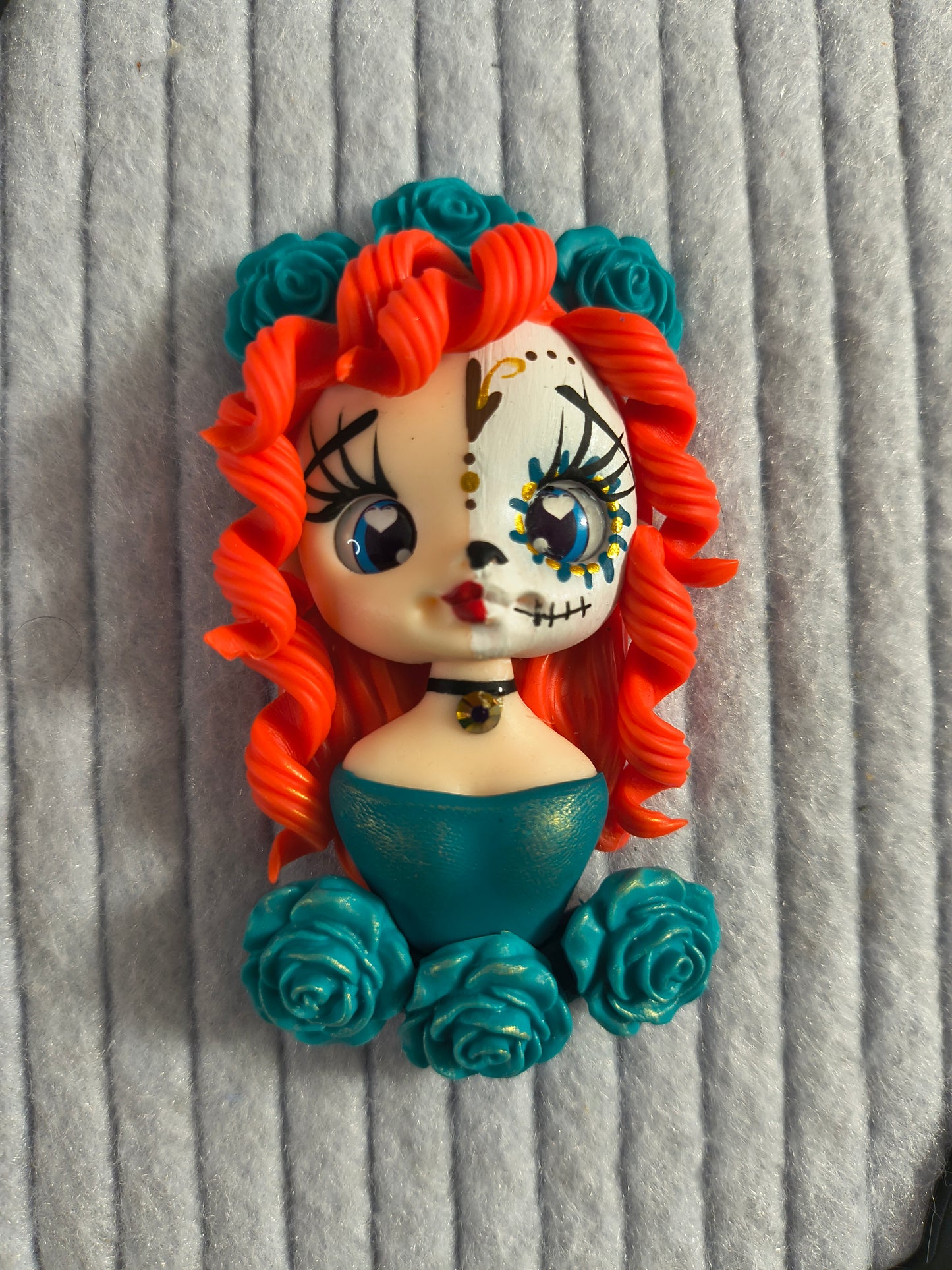 Princess/Catrinas ( clay dolls )