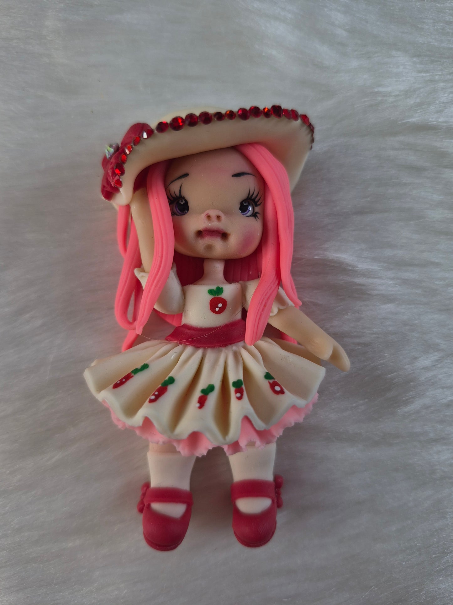 Strawberry 🍓 Clay Dolls
