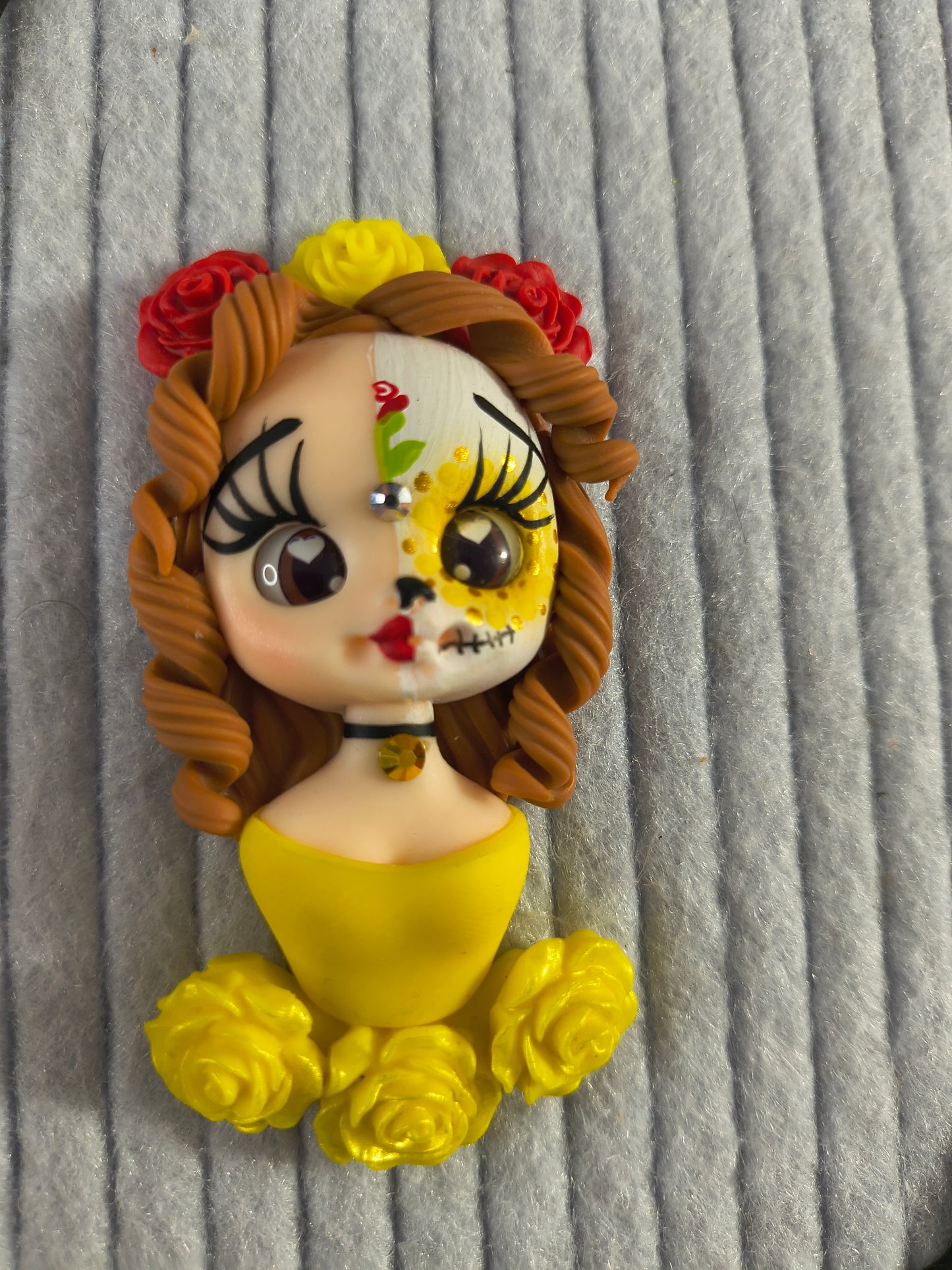 Princess/Catrinas ( clay dolls )