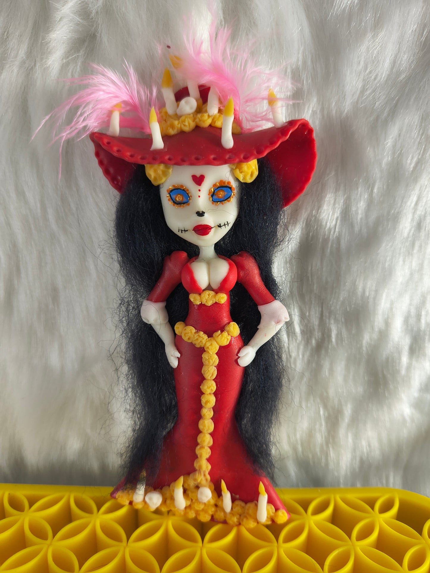 Day of the Dead Catrina ( clay doll )