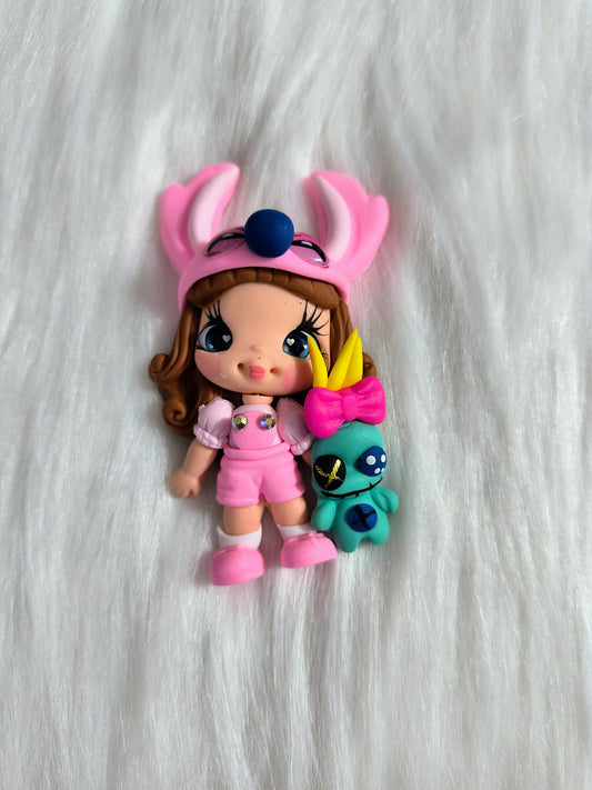 Angel 💗 (stitch) Clay Doll