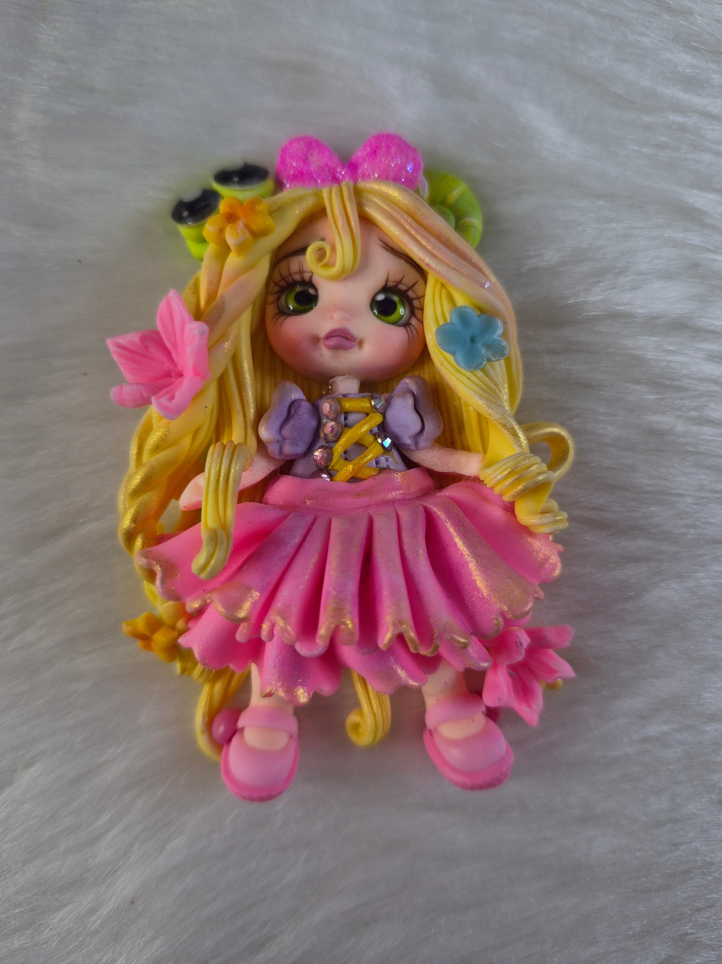 Rapunzel Clay Dolls