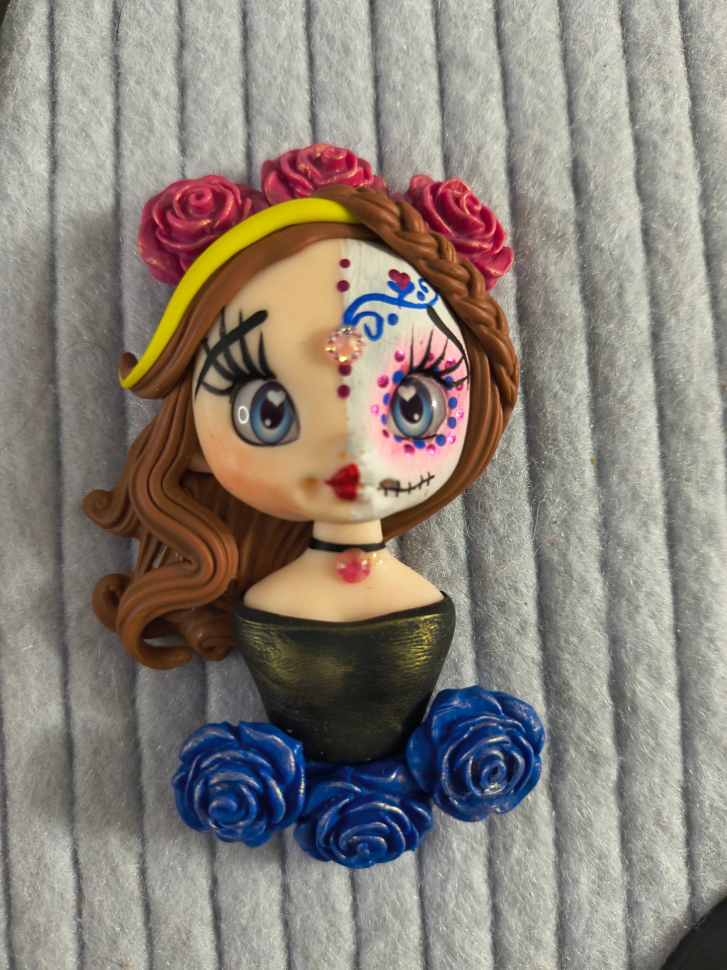 Princess/Catrinas ( clay dolls )