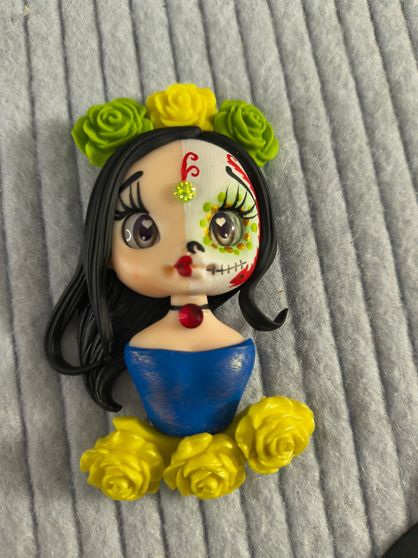 Princess/Catrinas ( clay dolls )