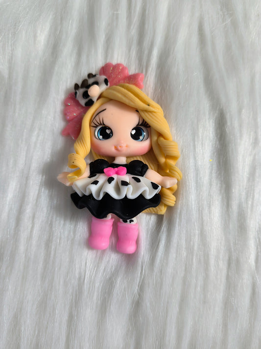 Cow 🐮 Girl (clay doll)