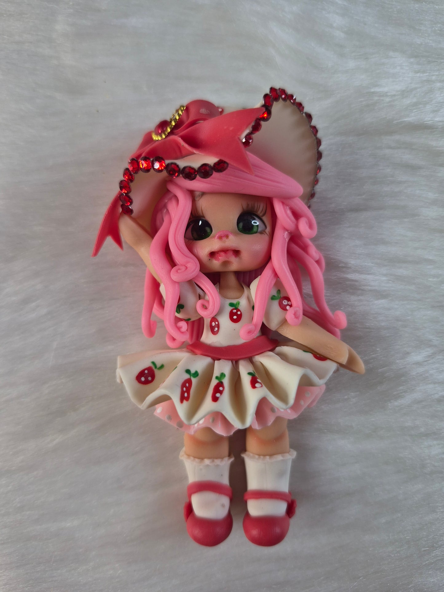 Strawberry 🍓 Clay Dolls