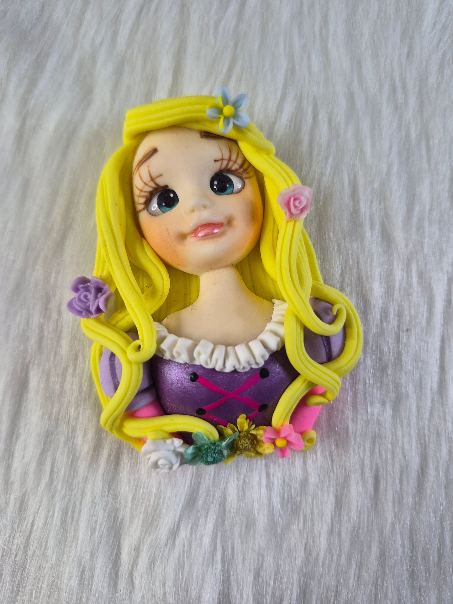 Rapunzel Clay Dolls