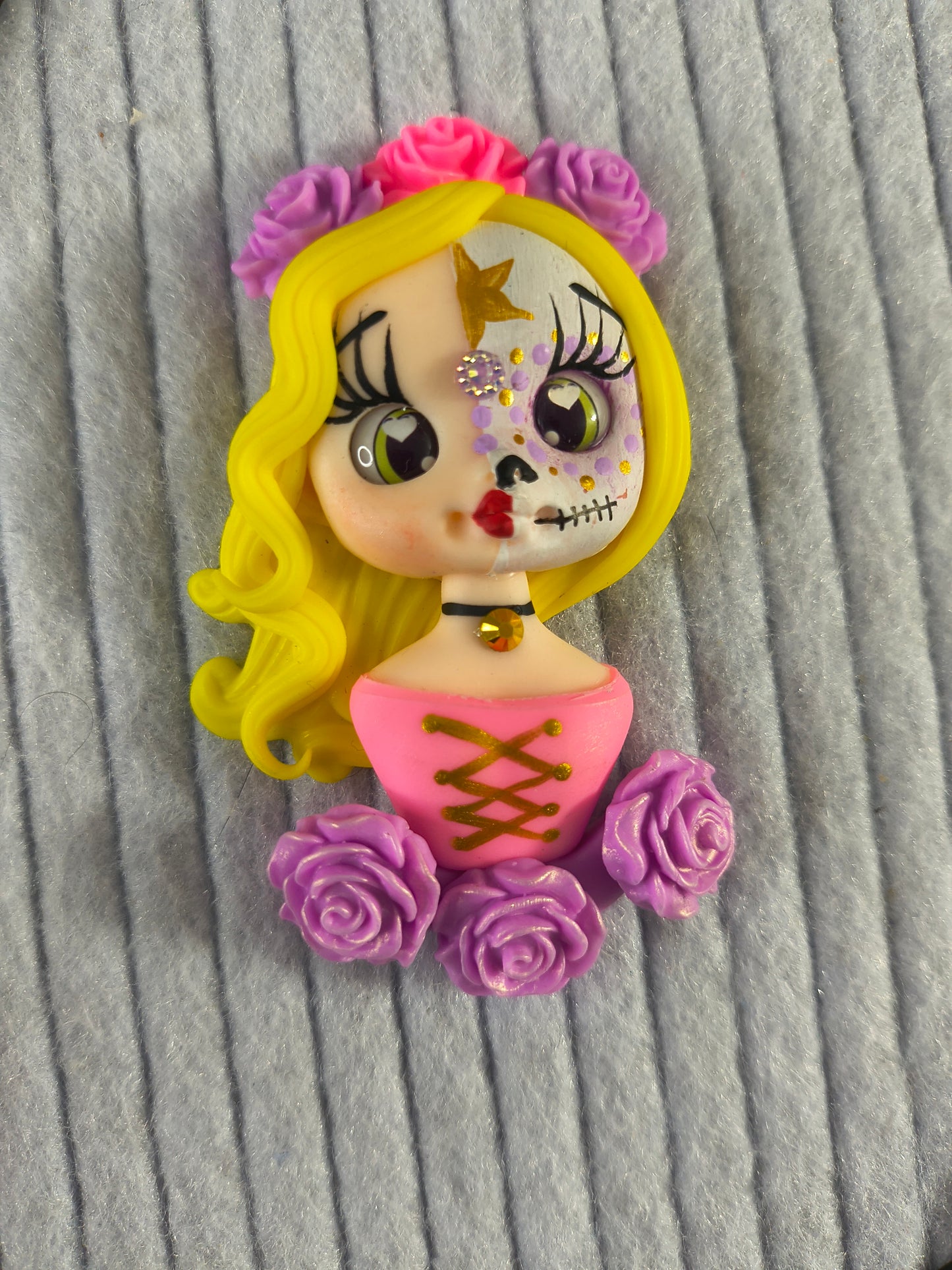 Princess/Catrinas ( clay dolls )