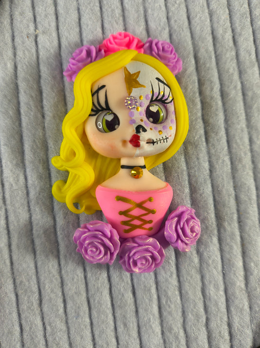 Princess/Catrinas ( clay dolls )