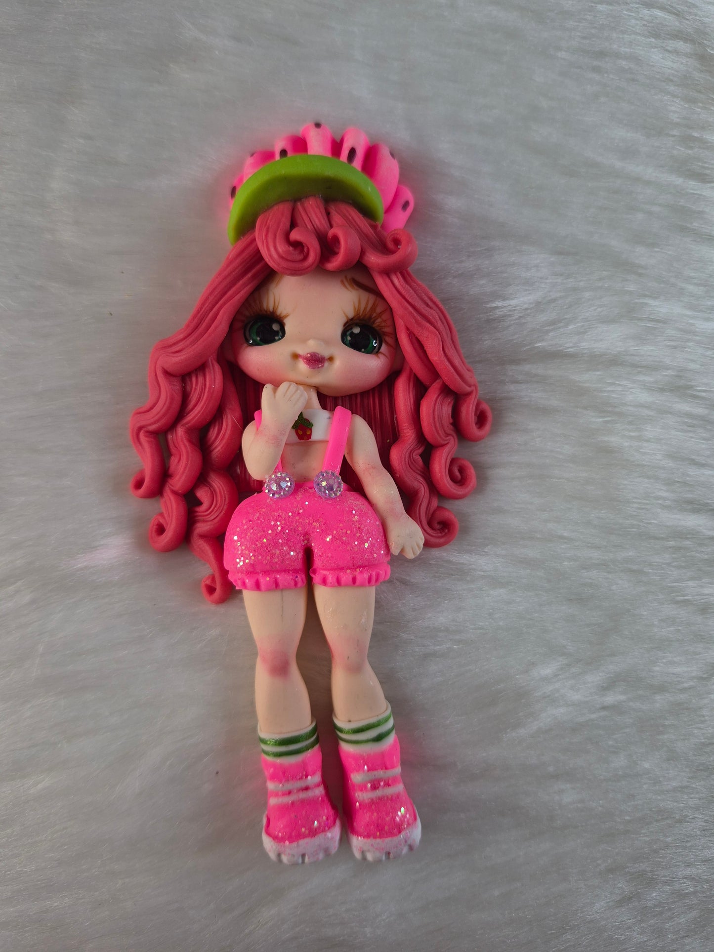 Strawberry 🍓 Clay Dolls