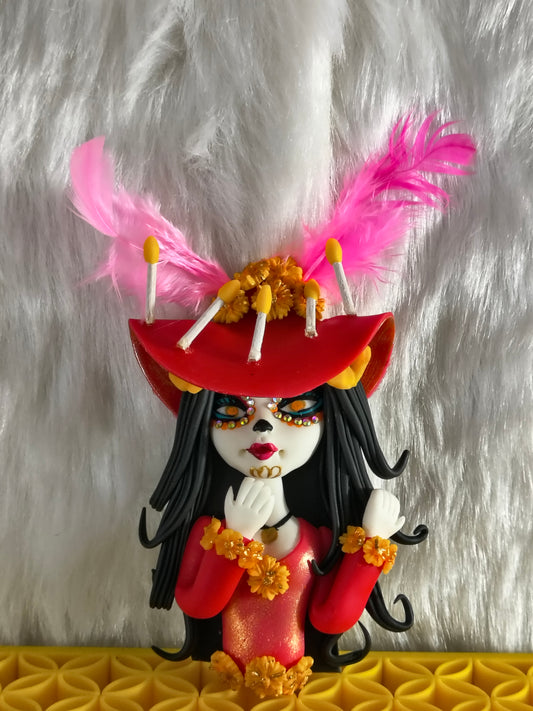 Day of the Dead Catrina Torsos ( clay doll )